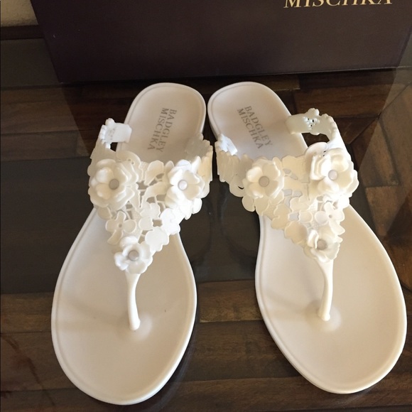 Badgley Mischka Shoes - Badgley Mischka Bali jelly floral flip flop sandal